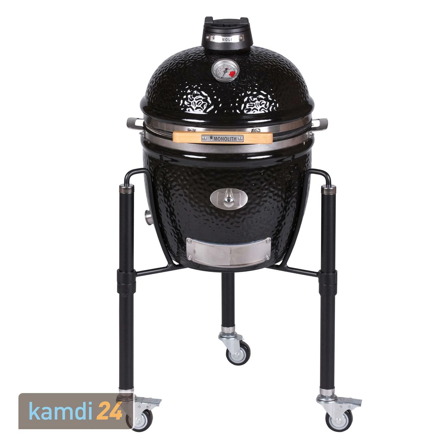 MONOLITH JUNIOR Keramikgrill PRO-Serie 2.0 Schwarz Mit Gestell 4 MONOLITH JUNIOR Keramikgrill PRO-Serie 2.0 Schwarz Mit Gestell – Bild 2