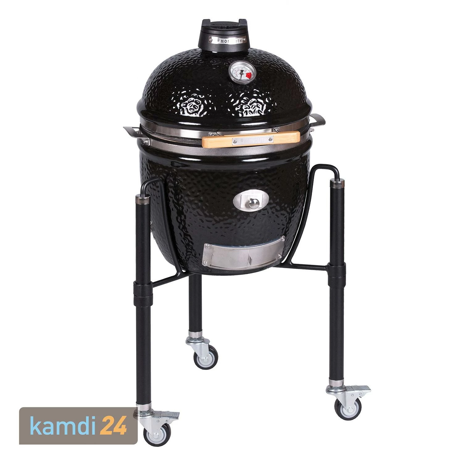 MONOLITH JUNIOR Keramikgrill PRO-Serie 2.0 Schwarz Mit Gestell 3 MONOLITH JUNIOR Keramikgrill PRO-Serie 2.0 Schwarz Mit Gestell