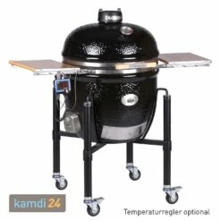 MONOLITH LeCHEF BBQ GURU Keramikgrill PRO-Serie 2.0 Schwarz Mit Gestell Und Seitentischen -Angebote Kamdi24 Store monolith lechef bbq guru keramikgrill pro serie 20 schwarz mit gestell und seitentischen m 2