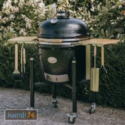 MONOLITH LeCHEF BBQ GURU Keramikgrill PRO-Serie 2.0 Schwarz Mit Gestell Und Seitentischen -Angebote Kamdi24 Store monolith lechef bbq guru keramikgrill pro serie 20 schwarz mit gestell und seitentischen m 6