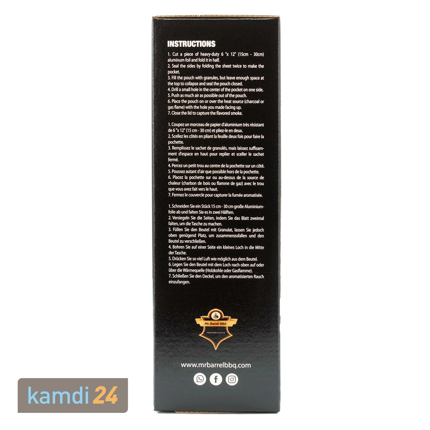 Mr. Barrel BBQ Smoking Pellets L Almond, 2 Kg 4 Mr. Barrel BBQ Smoking Pellets L Almond, 2 Kg – Bild 2
