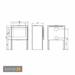 Novaline Bellano S Kaminofen Stahl Schwarz -Angebote Kamdi24 Store novaline bellano s kaminofen stahl schwarz 19831 m 7