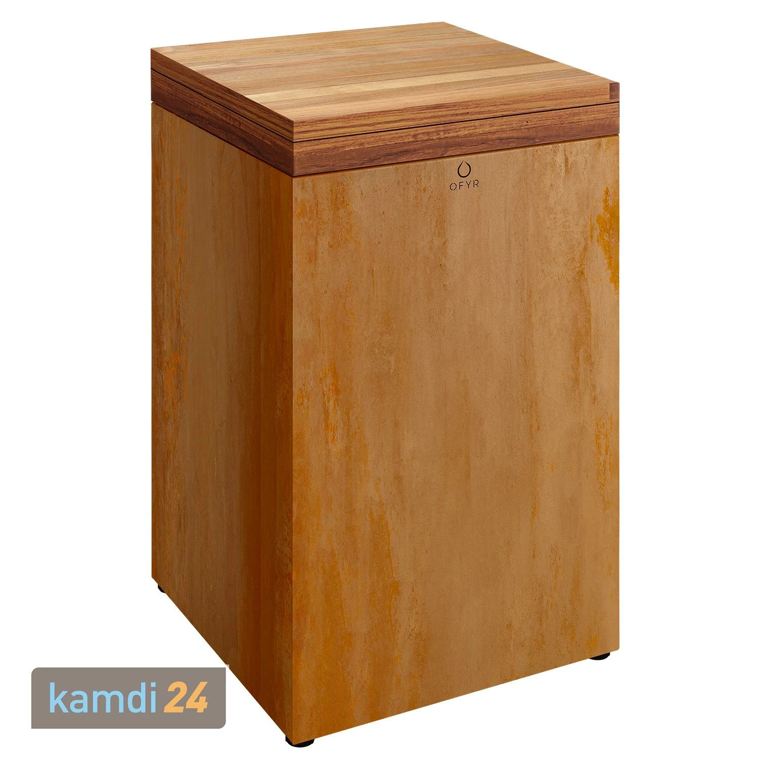 OFYR Classic Corten 100 Grill & Feuerstelle Upgrade-Set Zum PRO Mit Teakholz-Block 8 OFYR Classic Corten 100 Grill & Feuerstelle Upgrade-Set Zum PRO Mit Teakholz-Block – Bild 6