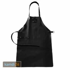 OFYR Grillschürze Leder Schwarz