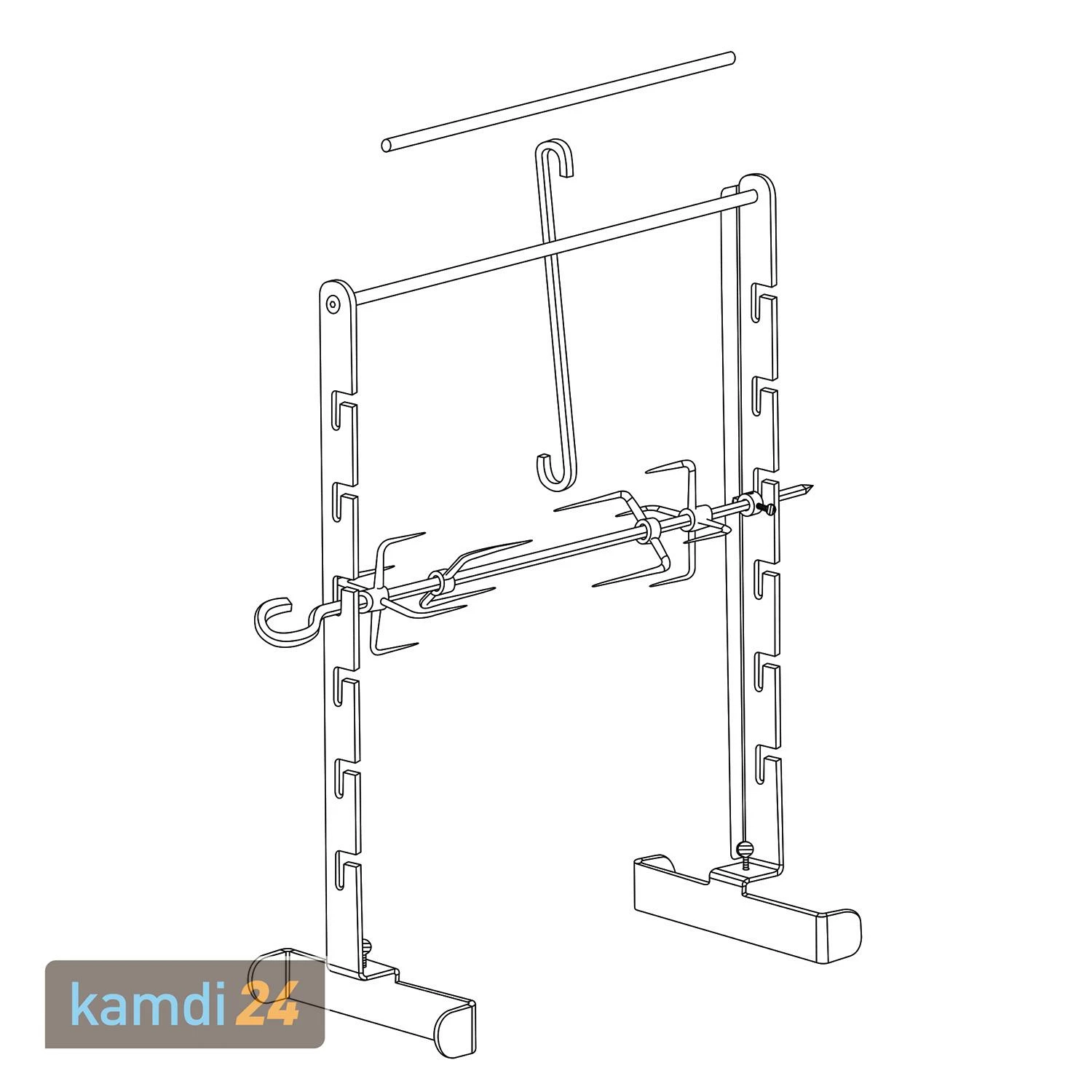 OFYR Rotisserie-Set Ohne Motor 9 OFYR Rotisserie-Set Ohne Motor – Bild 7