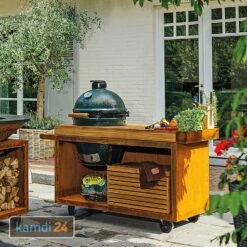 OFYR Sockel Corten 135 PRO Teakholz Für Kamado BGE -Angebote Kamdi24 Store ofyr sockel corten 135 pro beton fuer kamado bge kopie 22503 m 1