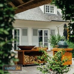 OFYR Sockel Corten 65 PRO Teakholz Für Kamado BGE 15 OFYR Sockel Corten 65 PRO Teakholz Für Kamado BGE -Angebote Kamdi24 Store ofyr sockel corten 65 pro teakholz fuer kamado bge m 4