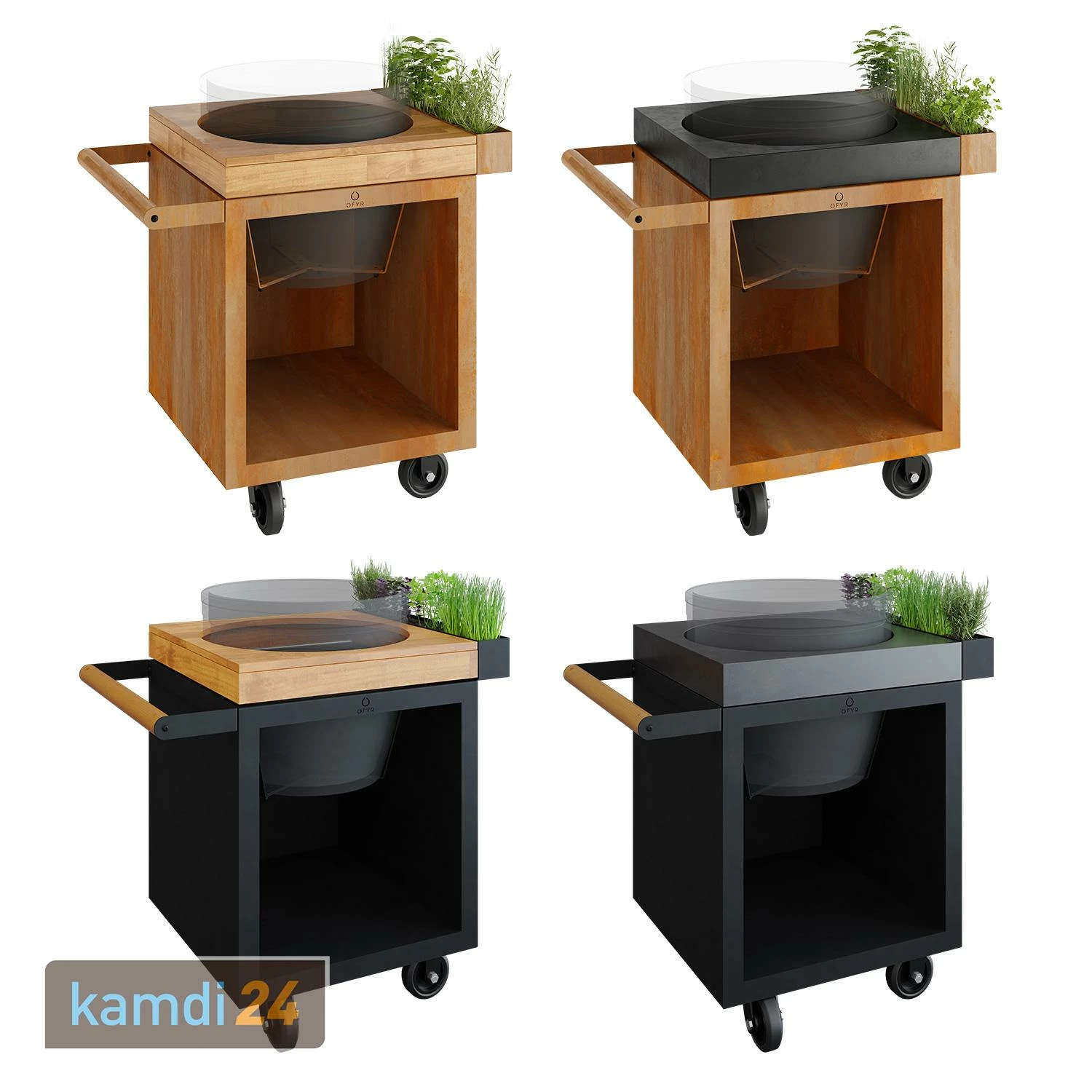 OFYR Sockel Corten 65 PRO Teakholz Für Kamado BGE 10 OFYR Sockel Corten 65 PRO Teakholz Für Kamado BGE – Bild 8