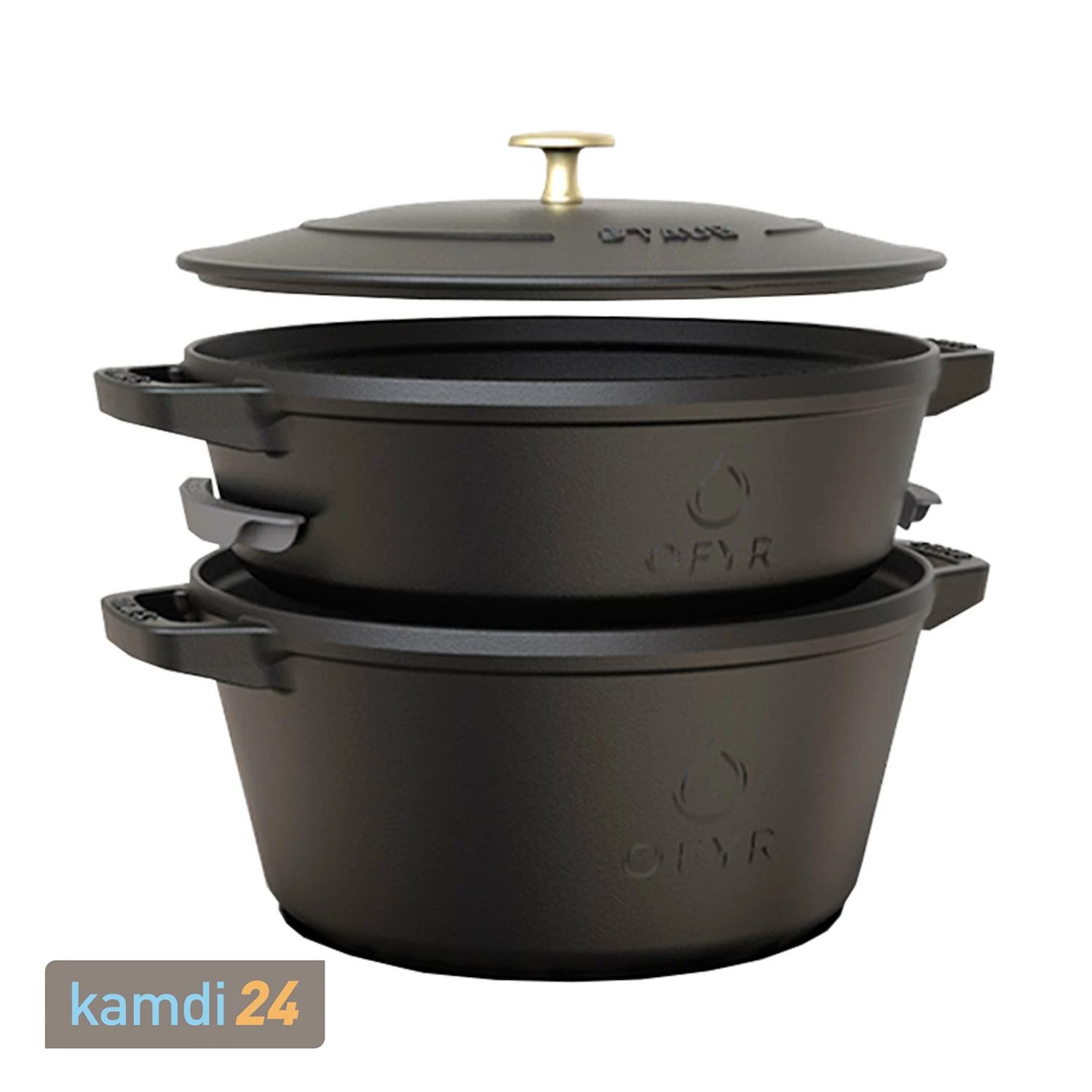 OFYR Staub Kasserollen-Set Aus Gusseisen 3 OFYR Staub Kasserollen-Set Aus Gusseisen