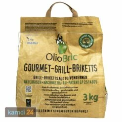 OlioBric Grill-Briketts, Eiform, 5 X 3 Kg (15 Kg) -Angebote Kamdi24 Store oliobric grill briketts eiform 5 x 3 kg 15 kg m 3