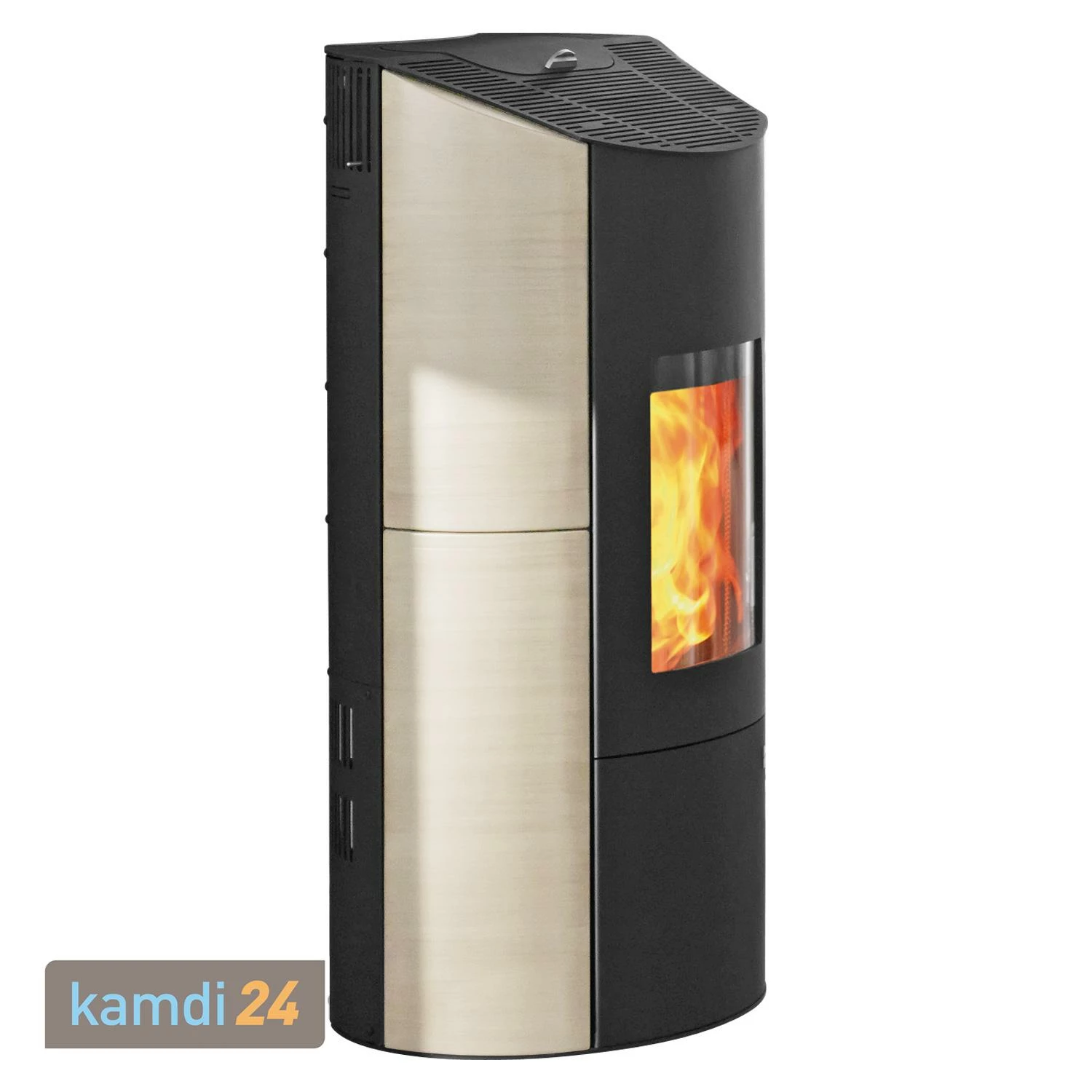 Olsberg Levana Aqua 2.0 Wasserführender Pelletofen Stahl Schwarz / Keramik Caffe Freddo 4 Olsberg Levana Aqua 2.0 Wasserführender Pelletofen Stahl Schwarz / Keramik Caffe Freddo – Bild 2