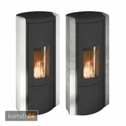 Olsberg Pelletofen Arina Stahl Schwarz / Keramik Schneeweiß -Angebote Kamdi24 Store olsberg pelletofen arina stahl schwarz keramik schneeweiss 18485 m 3