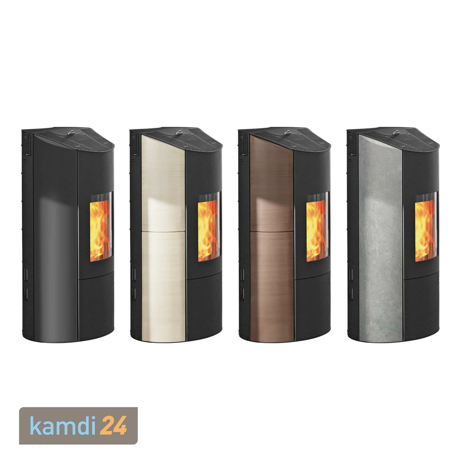 Olsberg Pelletofen Levana 2.0 Stahl Schwarz / Naturstein Serpentin 6 KW 5 Olsberg Pelletofen Levana 2.0 Stahl Schwarz / Naturstein Serpentin 6 KW – Bild 3