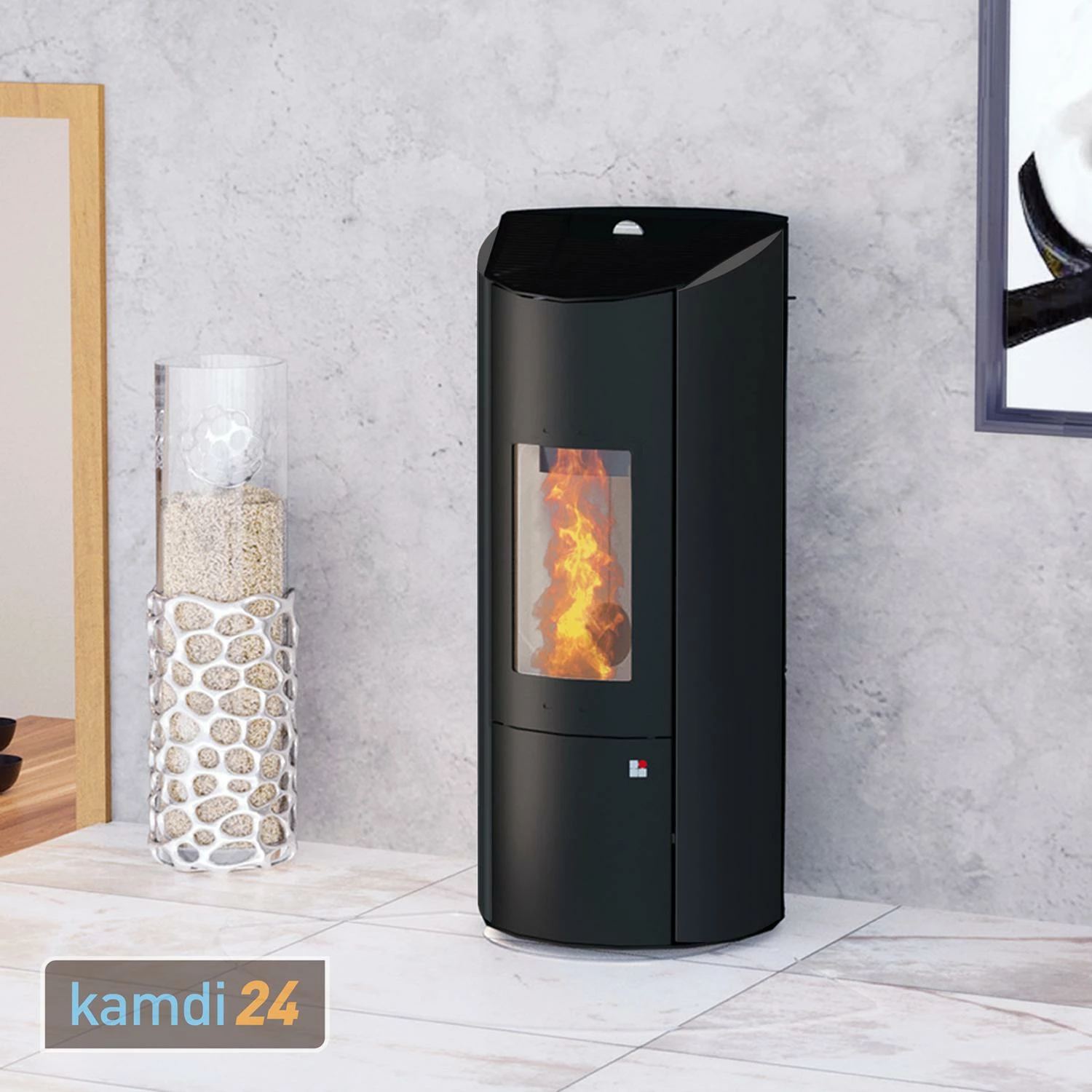 Olsberg Pelletofen Levana 2.0 Stahl Schwarz 6 KW 3 Olsberg Pelletofen Levana 2.0 Stahl Schwarz 6 KW