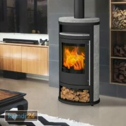 Olsberg Salado Compact Kaminofen Naturstein Serpentin