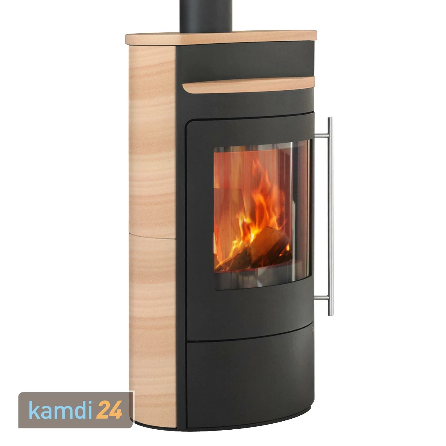 Olsberg Tecapa II Compact Kaminofen Stahltür / Keramik Caffee Au Lait 4 Olsberg Tecapa II Compact Kaminofen Stahltür / Keramik Caffee Au Lait – Bild 2