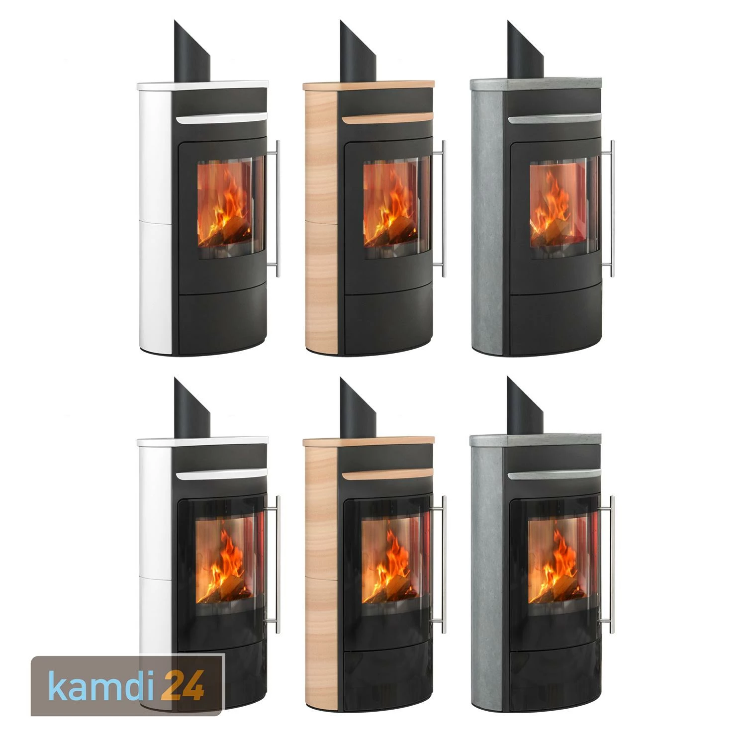 Olsberg Tecapa II Compact Kaminofen Stahltür / Keramik Caffee Au Lait 5 Olsberg Tecapa II Compact Kaminofen Stahltür / Keramik Caffee Au Lait – Bild 3