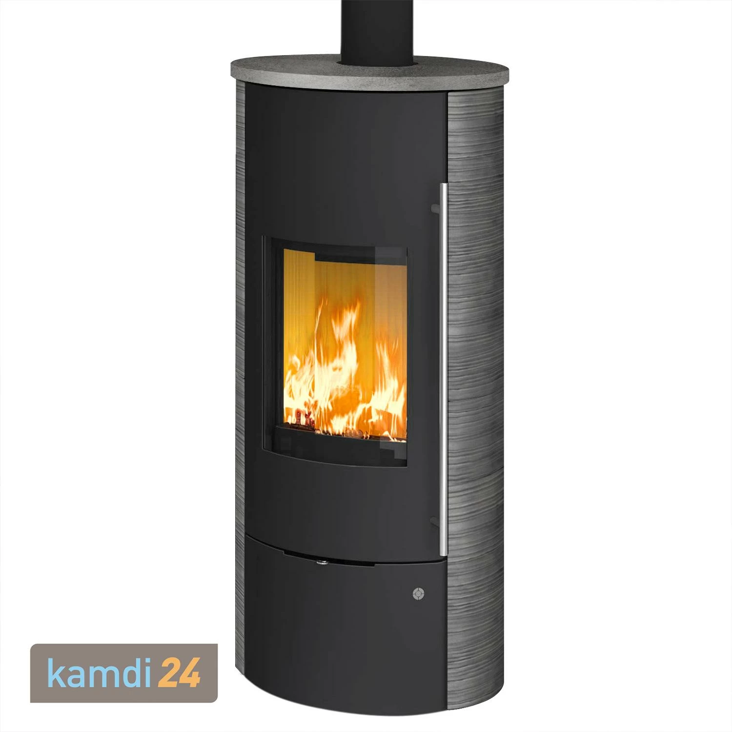 Olsberg Tolima Aqua II Compact Wasserführender Kaminofen Stahl Schwarz | Keramikverkleidung Curlo 4 Olsberg Tolima Aqua II Compact Wasserführender Kaminofen Stahl Schwarz | Keramikverkleidung Curlo – Bild 2