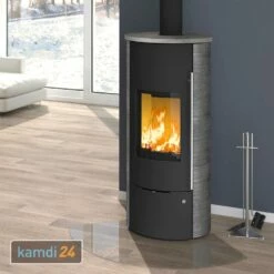 Olsberg Tolima PowerSystem II Compact Kaminofen Stahl Schwarz | Keramikverkleidung Curlo