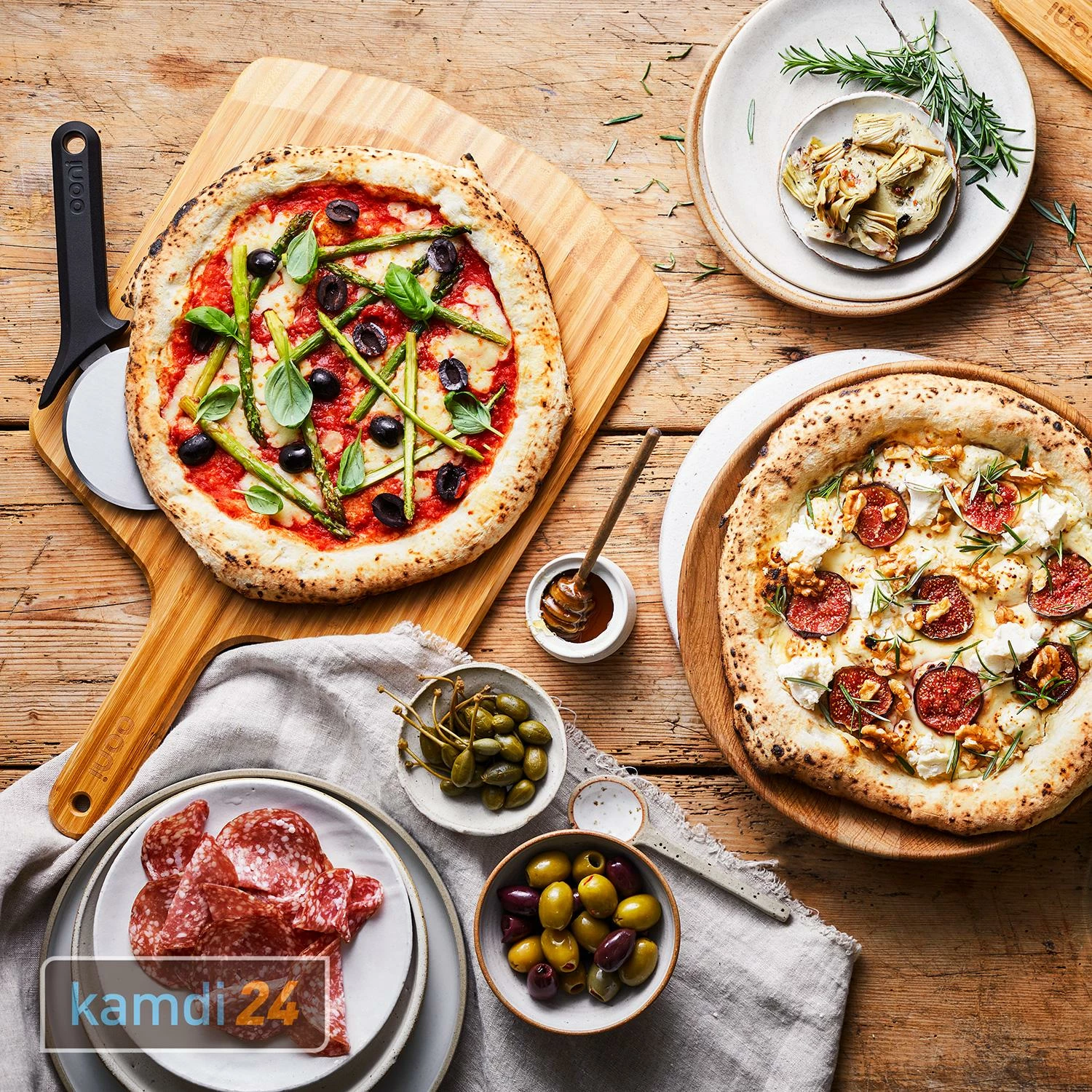 Ooni Pizzaschieber Und Brett Aus Bambus 12" 12 Ooni Pizzaschieber Und Brett Aus Bambus 12" – Bild 10