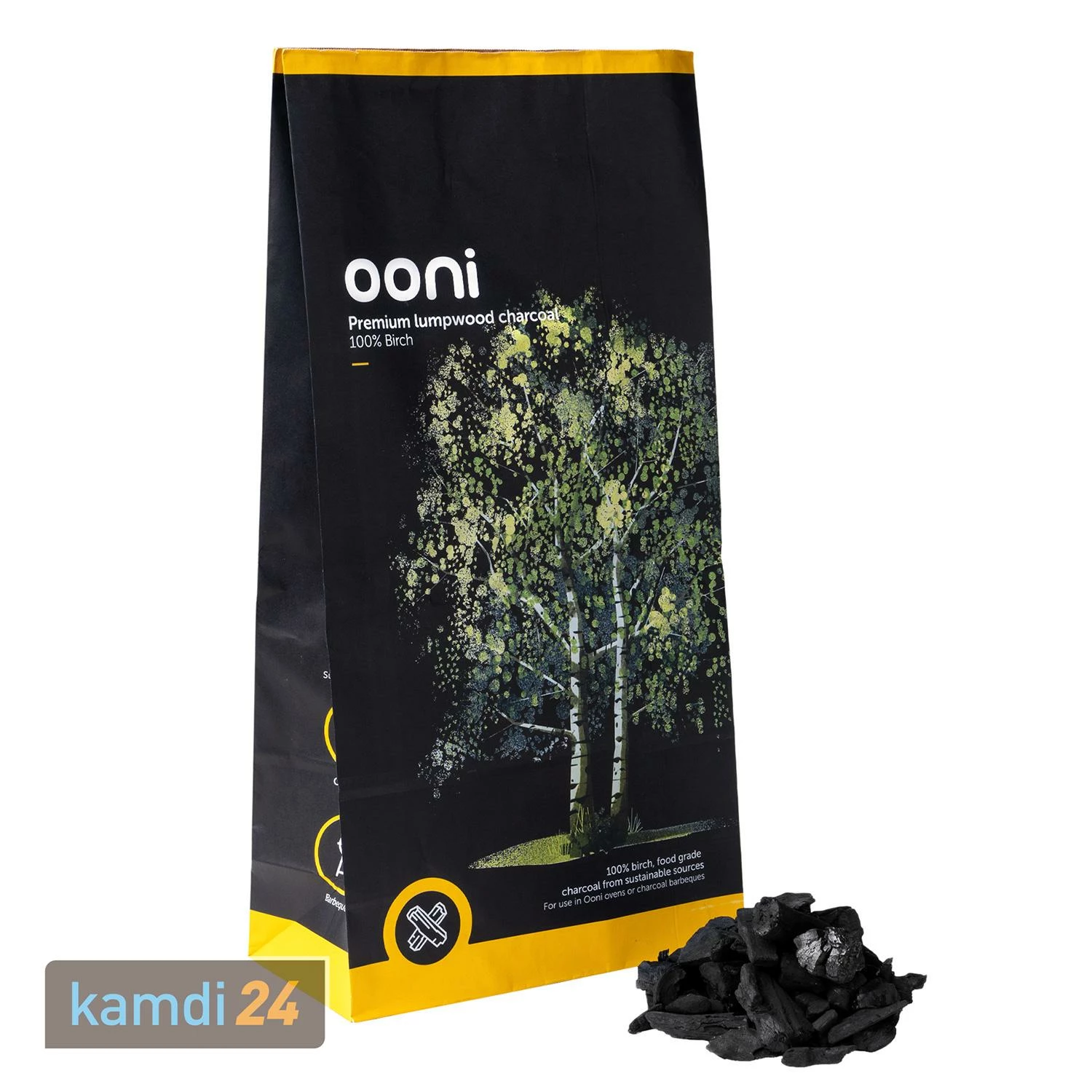 Ooni Premium Holzkohle Birke 4 Kg 3 Ooni Premium Holzkohle Birke 4 Kg