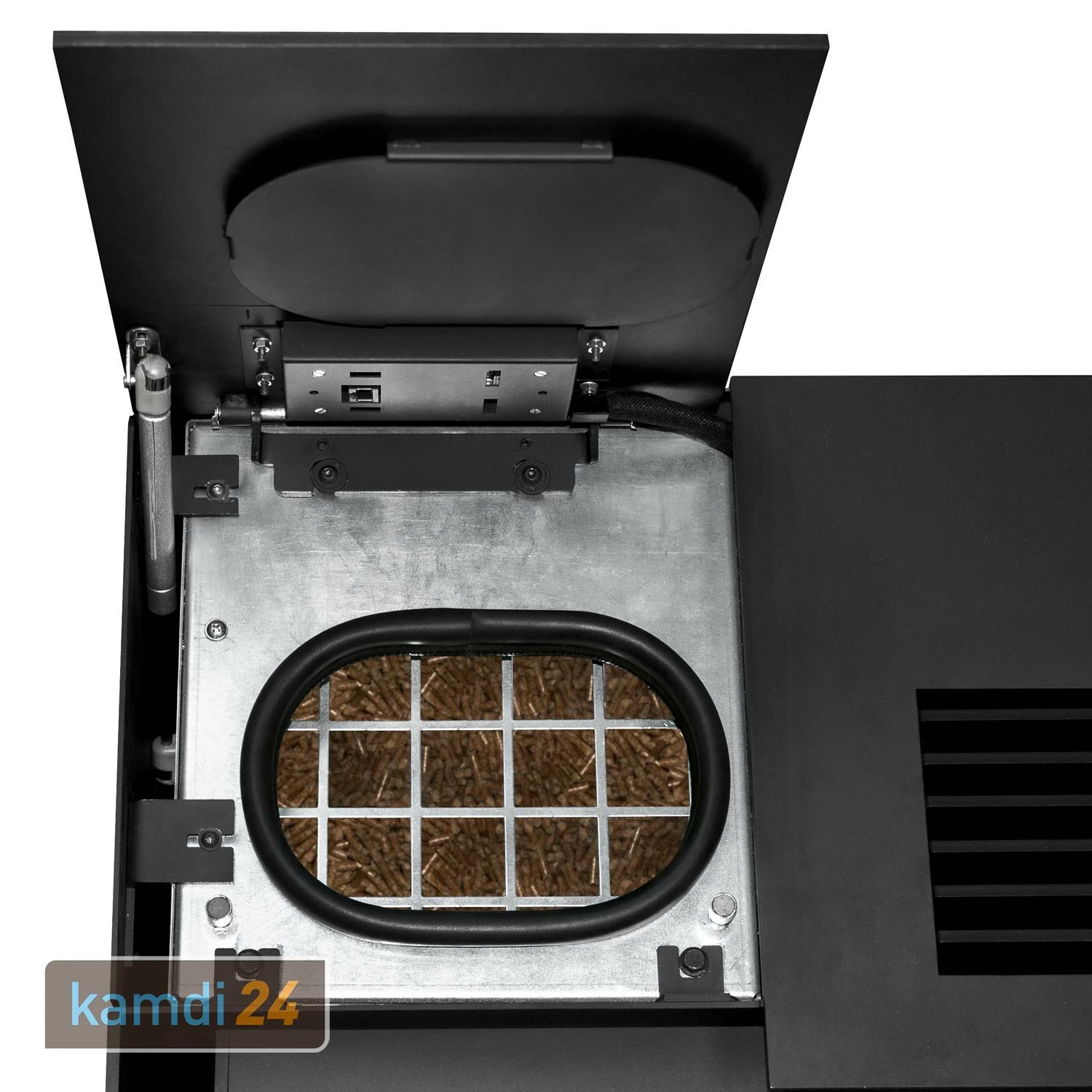 Oranier Boreas Aqua Wasserführender Pelletofen Sintered Stone Korten, Rauchabgang Oben 8 Oranier Boreas Aqua Wasserführender Pelletofen Sintered Stone Korten, Rauchabgang Oben – Bild 6