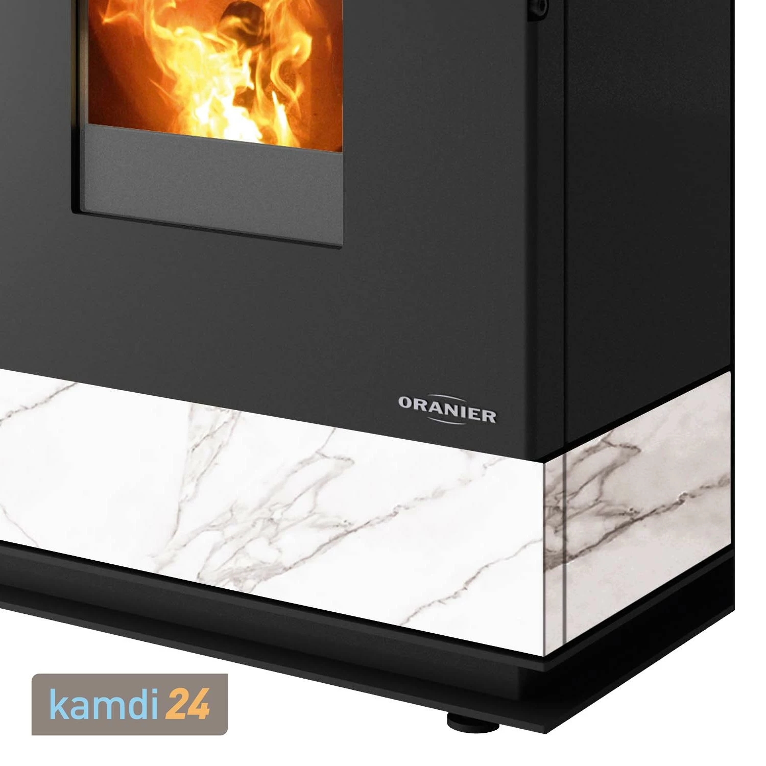 Oranier Boreas Aqua Wasserführender Pelletofen Sintered Stone Marmorweiß, Rauchabgang Oben 7 Oranier Boreas Aqua Wasserführender Pelletofen Sintered Stone Marmorweiß, Rauchabgang Oben – Bild 5