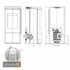 Oranier Carus 2.0 Pelletofen Stahl Schwarz -Angebote Kamdi24 Store oranier carus 20 pelletofen stahl schwarz 18389 m 8