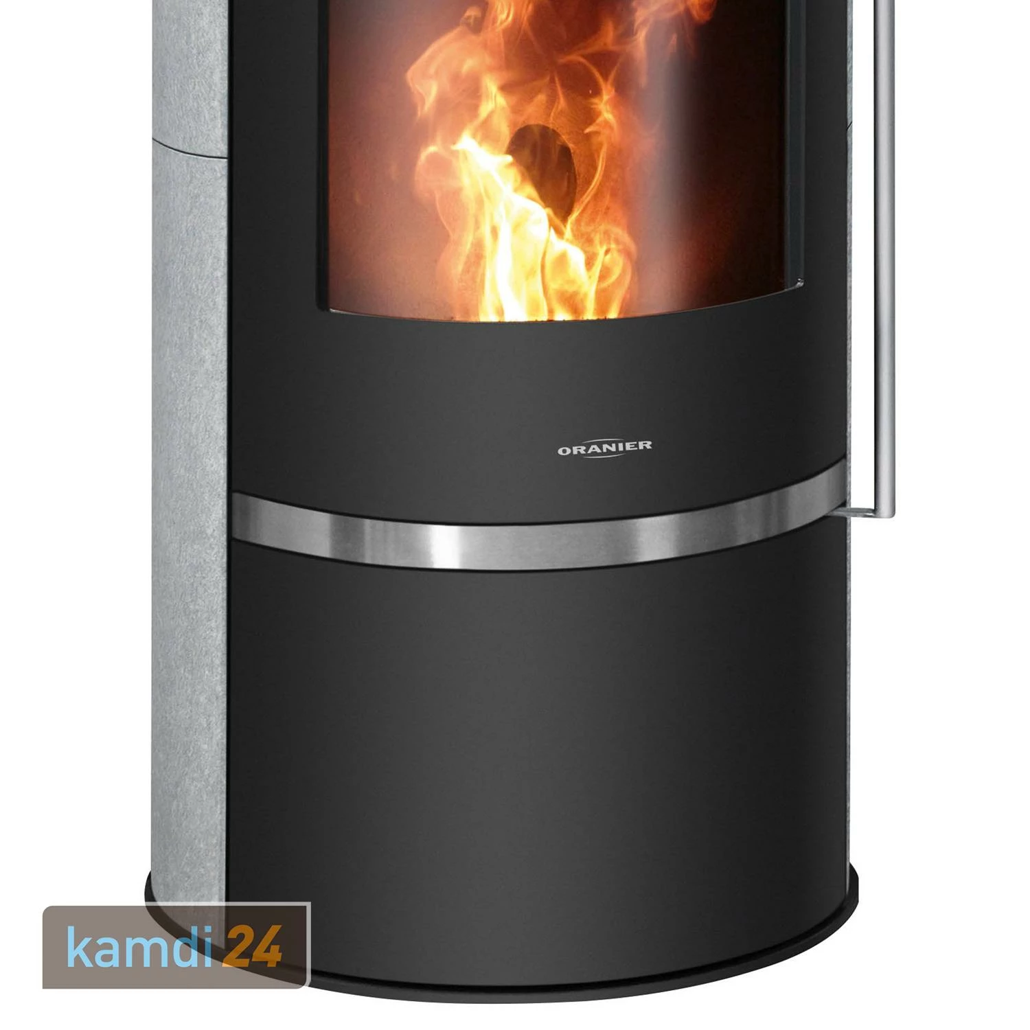 Oranier Carus 2.0 Pelletofen Stahl Schwarz / Speckstein 6 Oranier Carus 2.0 Pelletofen Stahl Schwarz / Speckstein – Bild 4
