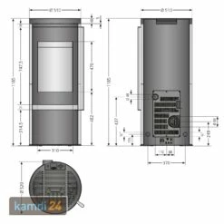 Oranier Carus Aqua 2.0 Wasserführender Pelletofen Stahl Schwarz -Angebote Kamdi24 Store oranier carus aqua 20 wasserfuehrender pelletofen stahl schwarz 18395 m 8
