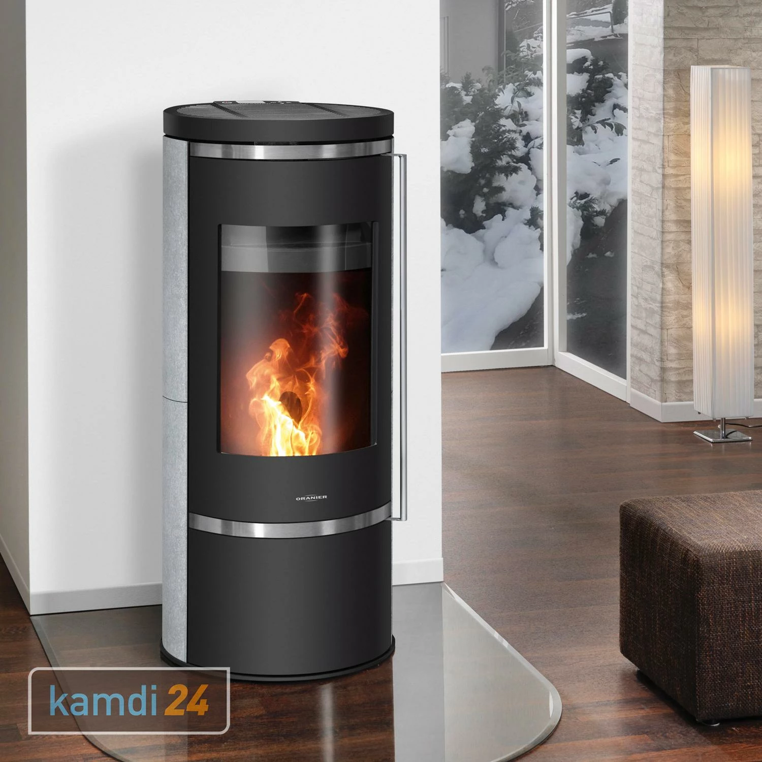 Oranier Carus Aqua 2.0 Wasserführender Pelletofen Stahl Schwarz / Speckstein 3 Oranier Carus Aqua 2.0 Wasserführender Pelletofen Stahl Schwarz / Speckstein