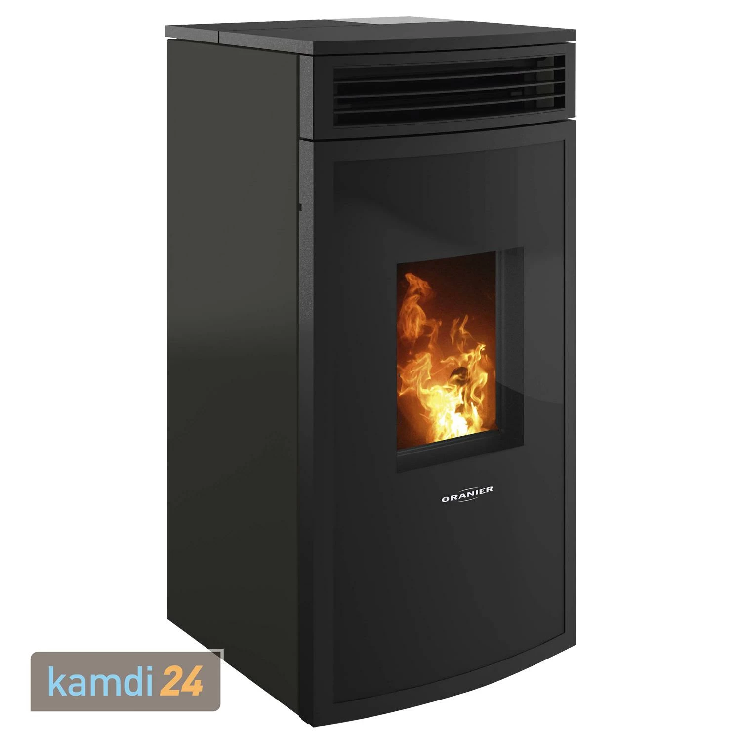Oranier Neta Pelletofen Stahl Schwarz, Rauchabgang Hinten 4 Oranier Neta Pelletofen Stahl Schwarz, Rauchabgang Hinten – Bild 2