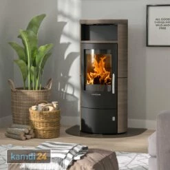 Oranier Polar 7 2.0 Kaminofen Stahl Schwarz / Keramik Grappa