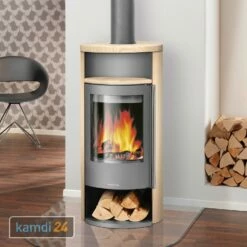 Oranier Polar Neo 4 Kaminofen Stahl Gussgrau / Sandstein