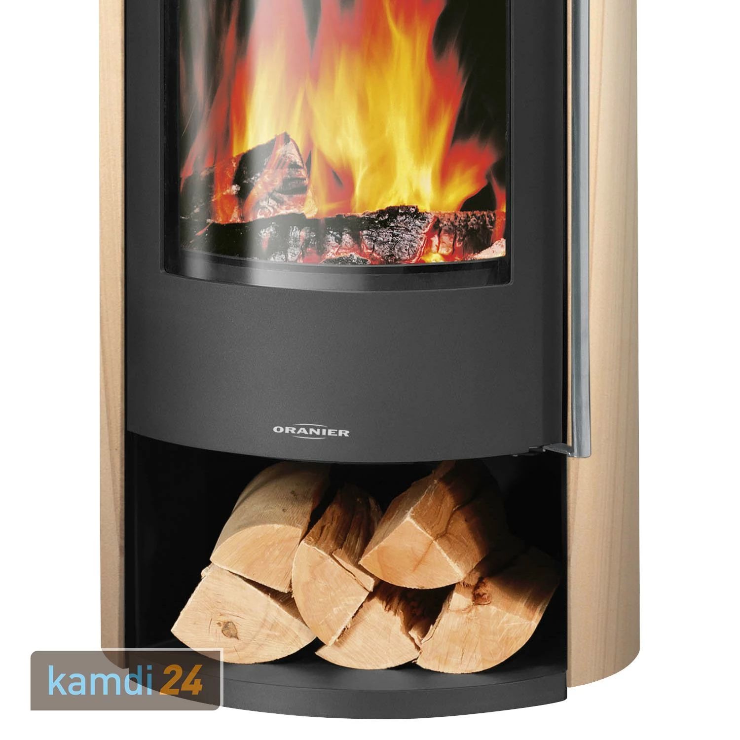 Oranier Polar Neo 4 Kaminofen Stahl Schwarz / Sandstein 6 Oranier Polar Neo 4 Kaminofen Stahl Schwarz / Sandstein – Bild 4