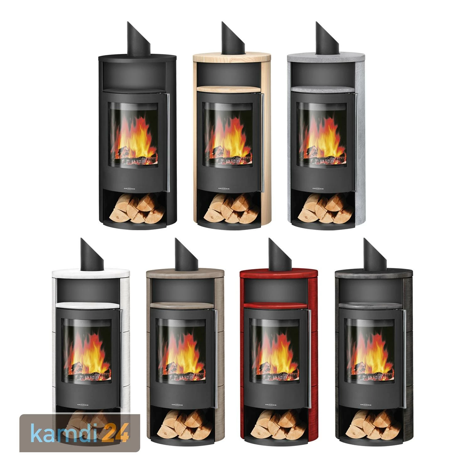 Oranier Polar Neo 4 Kaminofen Stahl Schwarz / Sandstein 7 Oranier Polar Neo 4 Kaminofen Stahl Schwarz / Sandstein – Bild 5