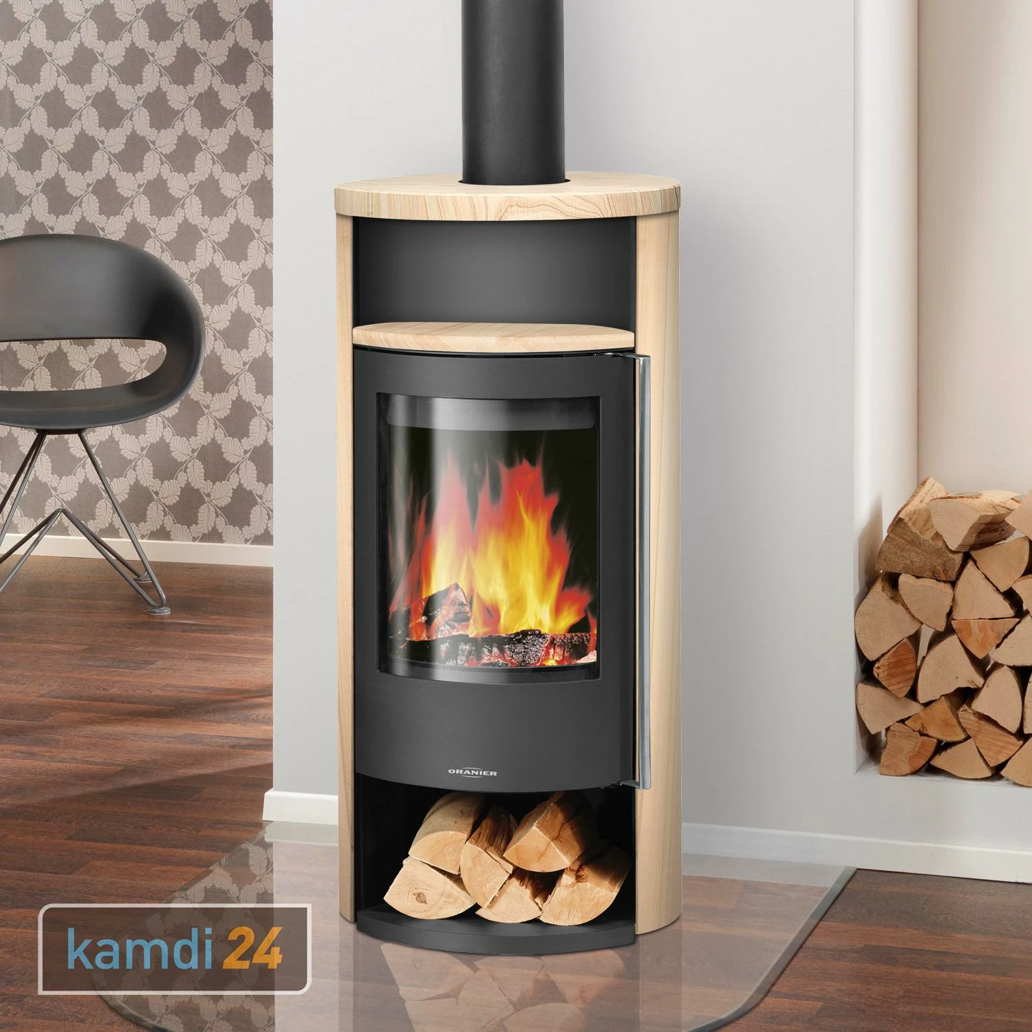 Oranier Polar Neo 4 Kaminofen Stahl Schwarz / Sandstein 3 Oranier Polar Neo 4 Kaminofen Stahl Schwarz / Sandstein