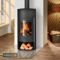 Oranier Polar Neo W+ Kaminofen Stahl Schwarz