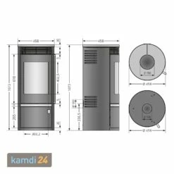 Oranier Rota Top 2.0 Kaminofen Stahl Schwarz -Angebote Kamdi24 Store oranier rota top 20 kaminofen stahl schwarz 13667 m 6