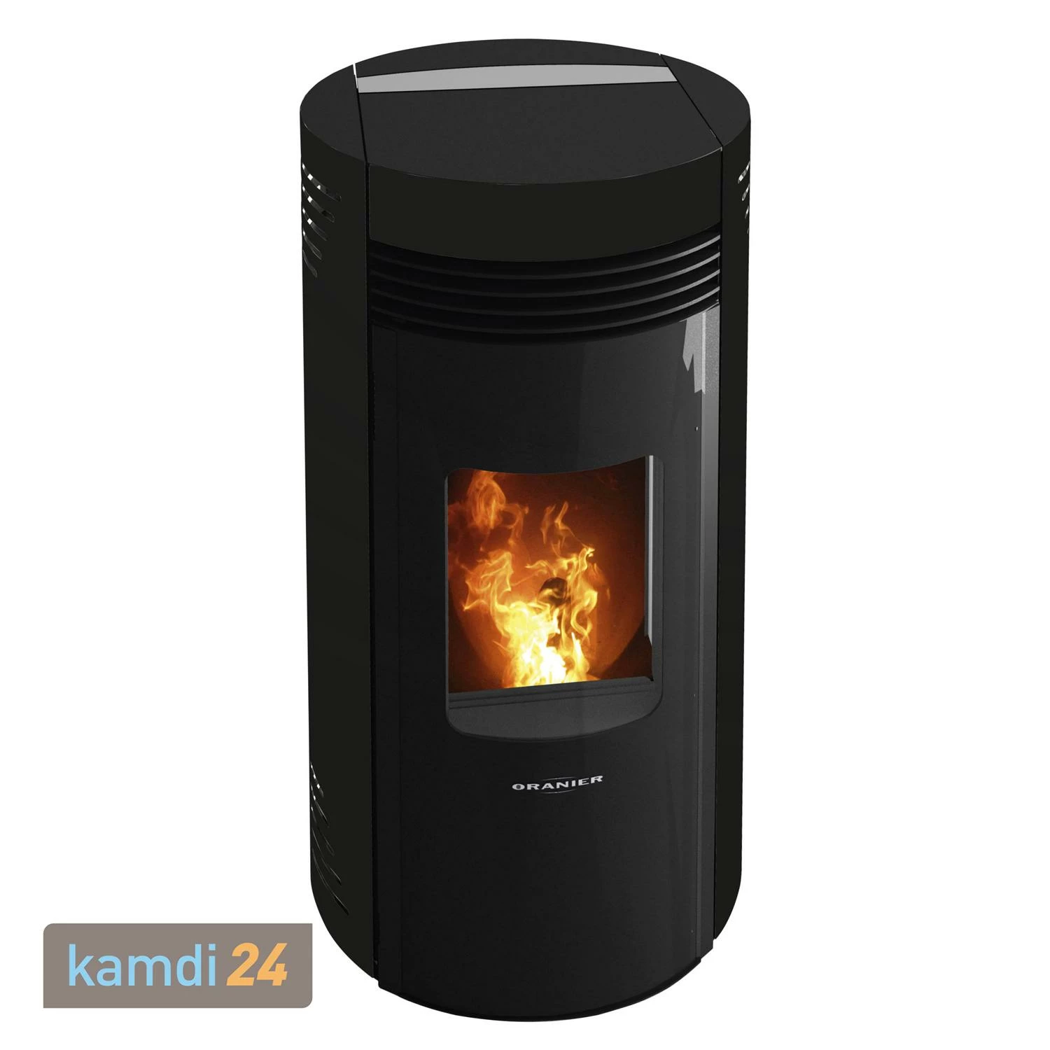 Oranier Sando 50 Pelletofen Stahl Schwarz 4 Oranier Sando 50 Pelletofen Stahl Schwarz – Bild 2