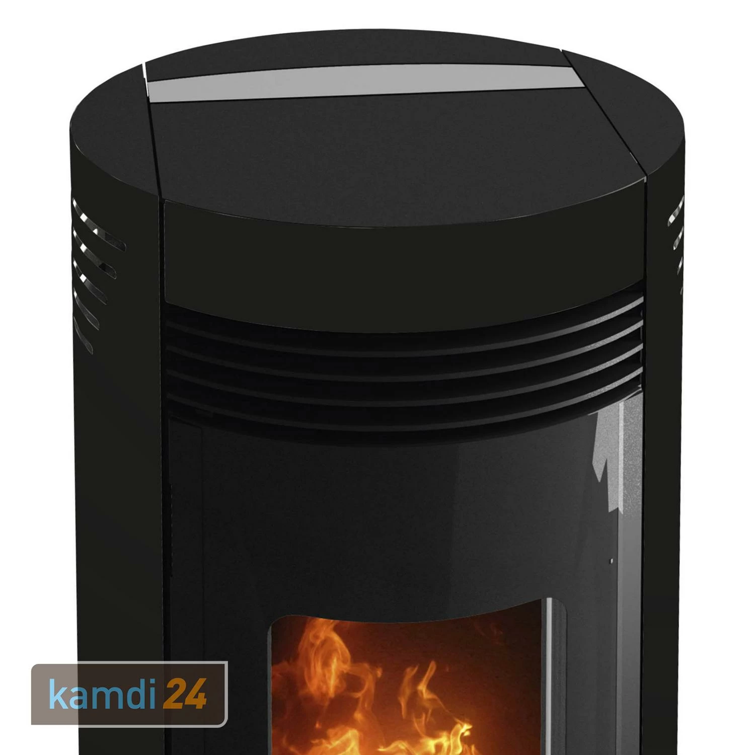 Oranier Sando 50 Pelletofen Stahl Schwarz 5 Oranier Sando 50 Pelletofen Stahl Schwarz – Bild 3