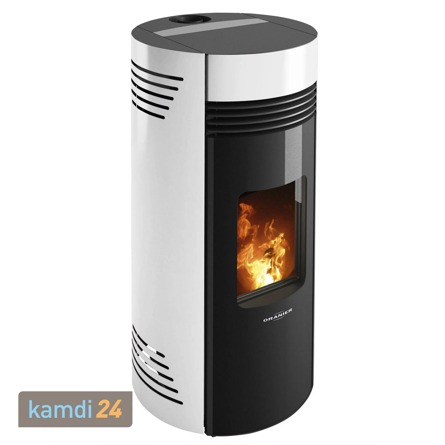 Oranier Sando 60 Pelletofen Seidenweiß 4 Oranier Sando 60 Pelletofen Seidenweiß – Bild 2