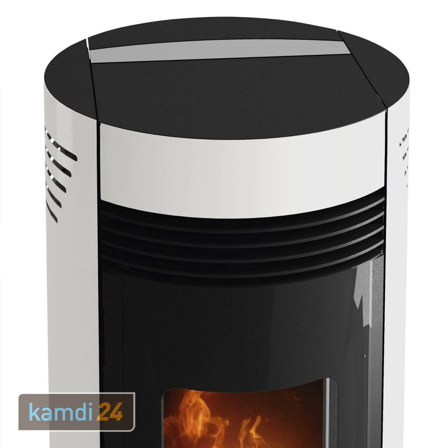 Oranier Sando 60 Pelletofen Seidenweiß 6 Oranier Sando 60 Pelletofen Seidenweiß – Bild 4