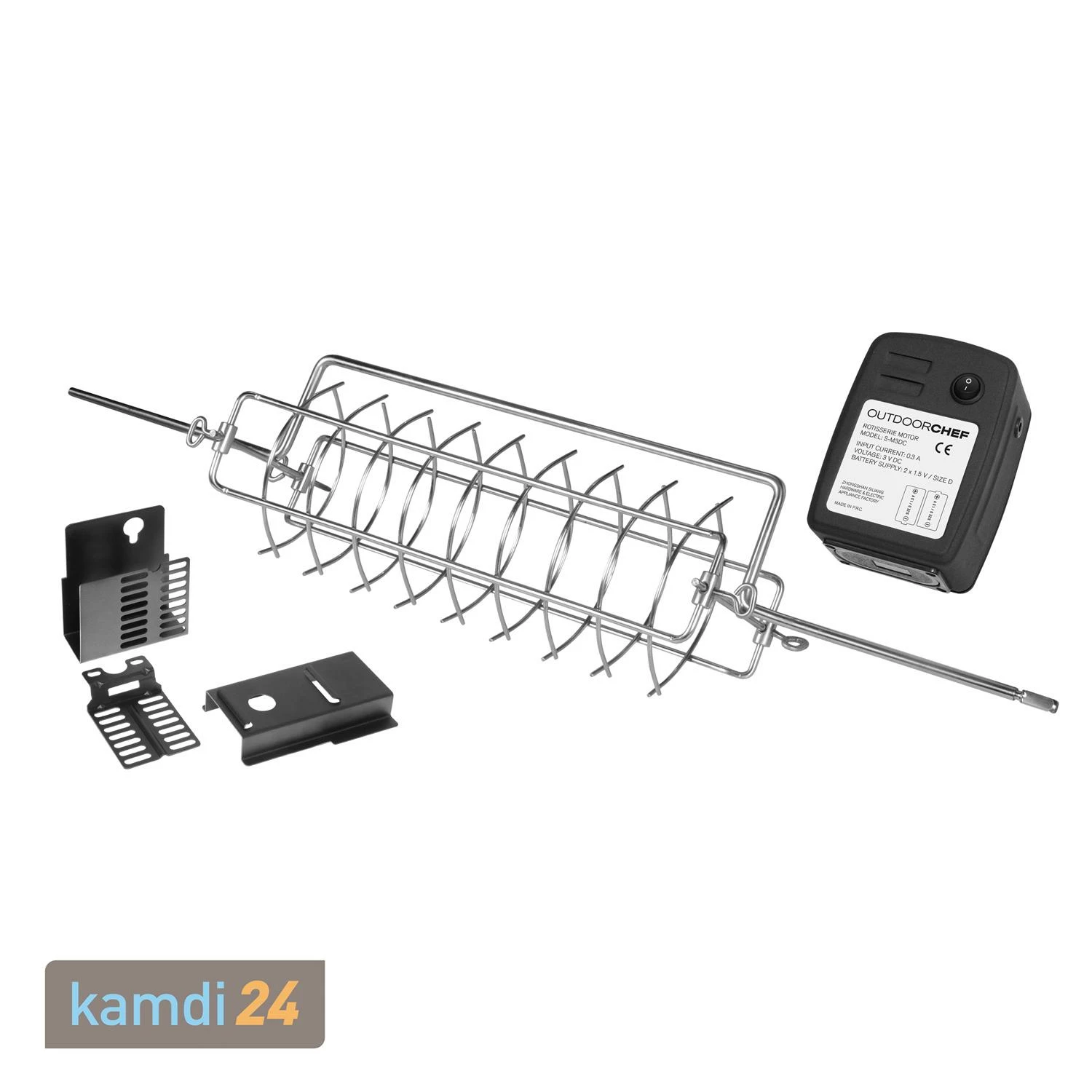 Outdoorchef Australia 415 G Gas-Grillstation Schwarz + Drehkorb-Set 13 Outdoorchef Australia 415 G Gas-Grillstation Schwarz + Drehkorb-Set – Bild 11