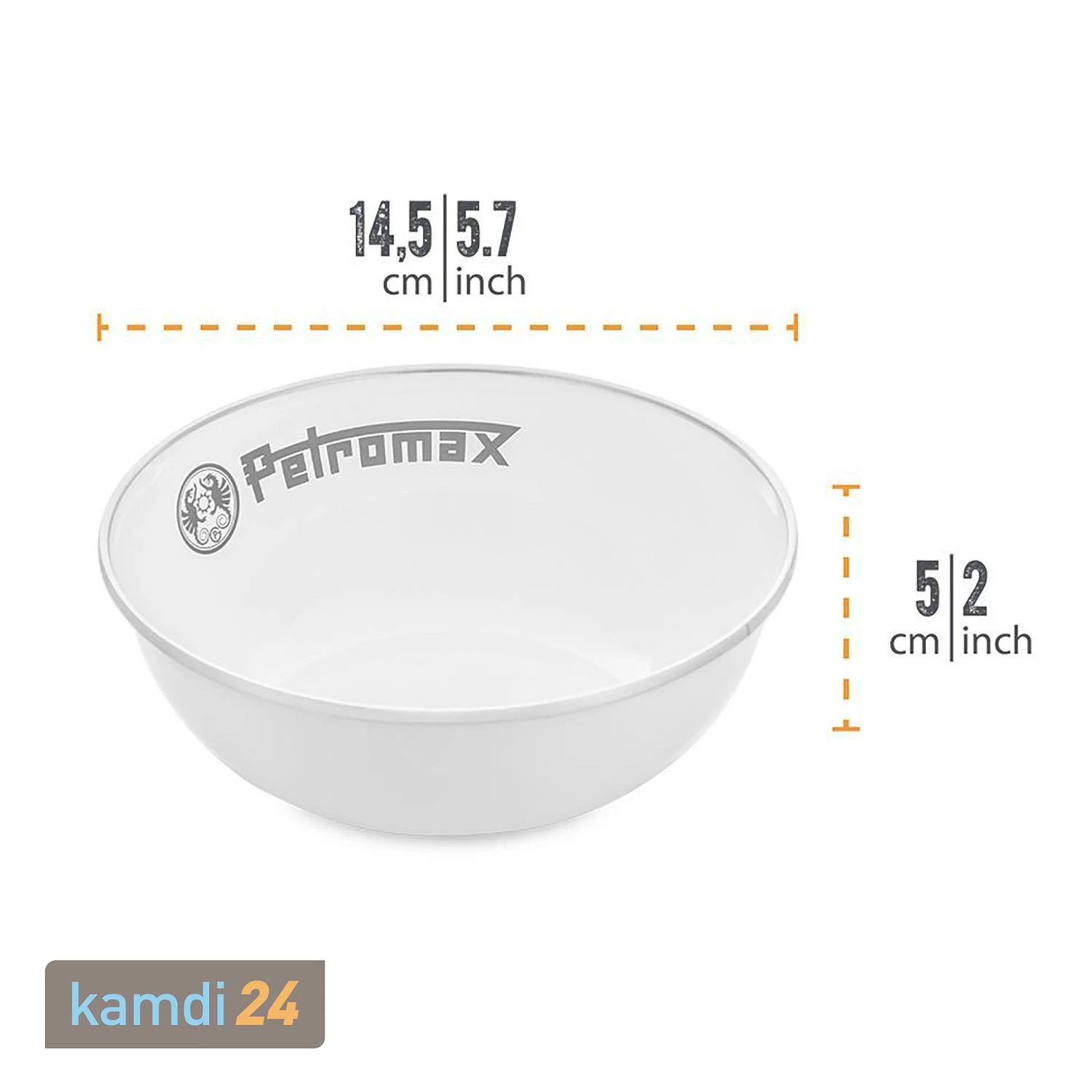 Petromax Emaille-Schalen Weiß 2er-Set 500 Ml 11 Petromax Emaille-Schalen Weiß 2er-Set 500 Ml – Bild 9