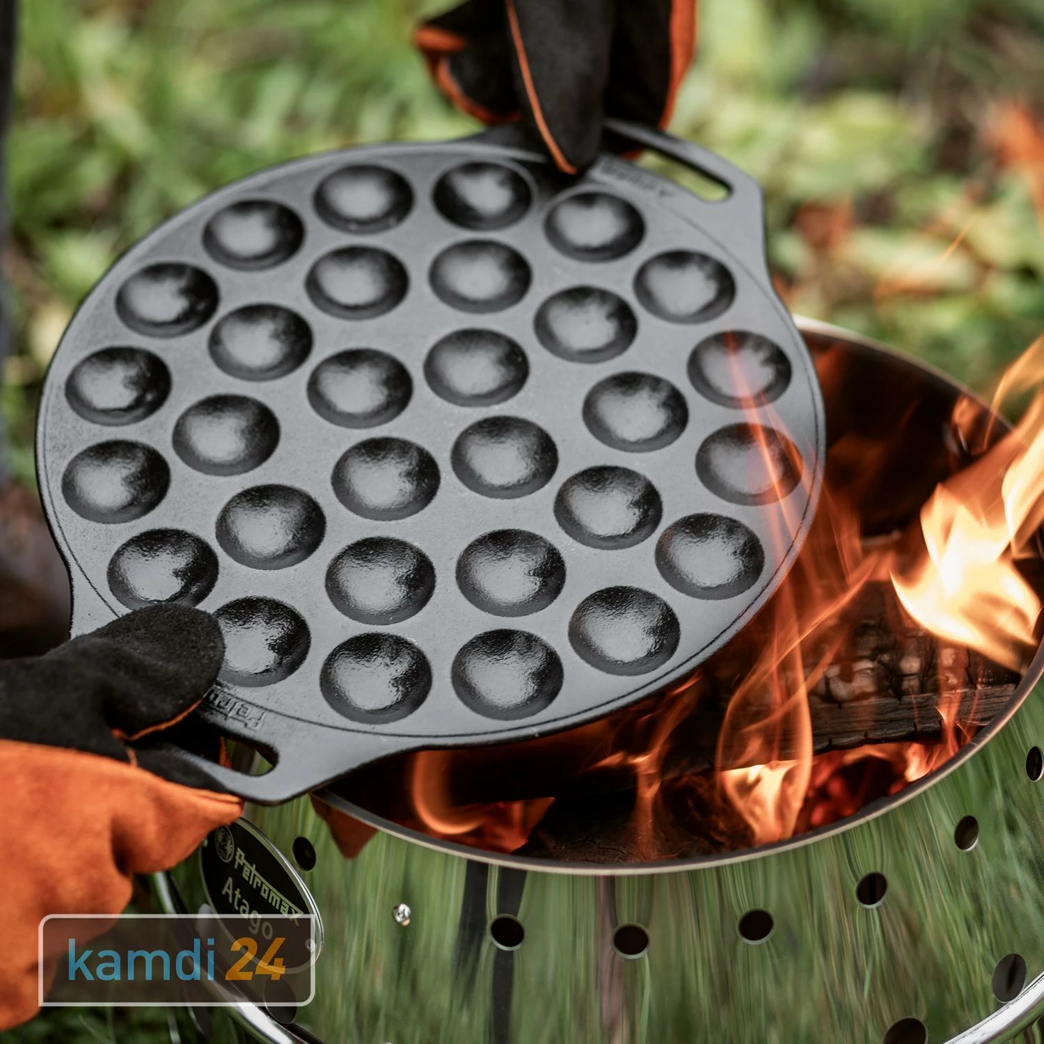 Petromax Poffertjespfanne Aus Gusseisen 8 Petromax Poffertjespfanne Aus Gusseisen – Bild 6