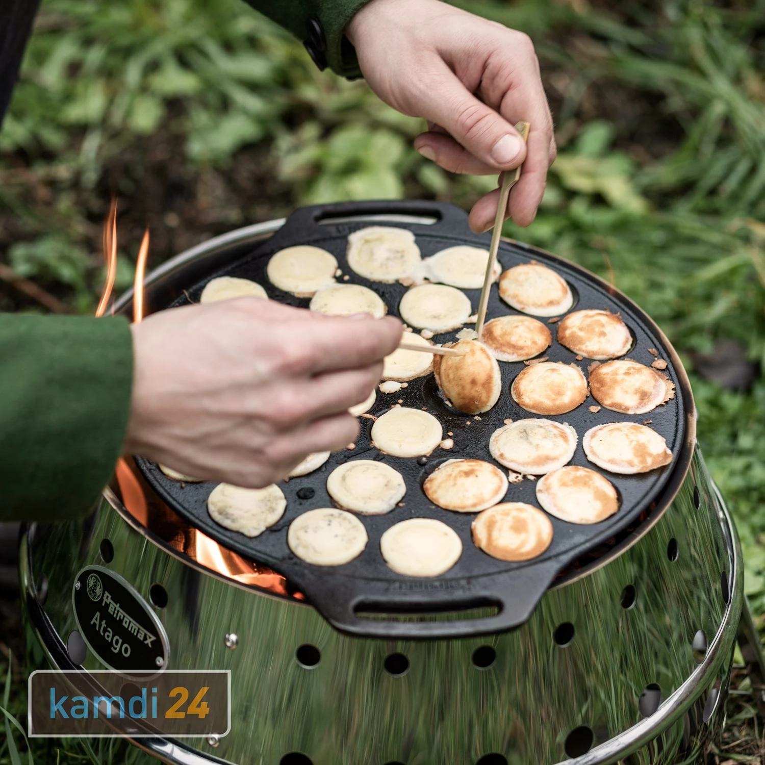 Petromax Poffertjespfanne Aus Gusseisen 10 Petromax Poffertjespfanne Aus Gusseisen – Bild 8