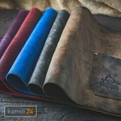 Rock'n'Rubs Tisch-Set Aus Leder Braun -Angebote Kamdi24 Store rocknrubs tisch set aus leder braun 23966 m 3