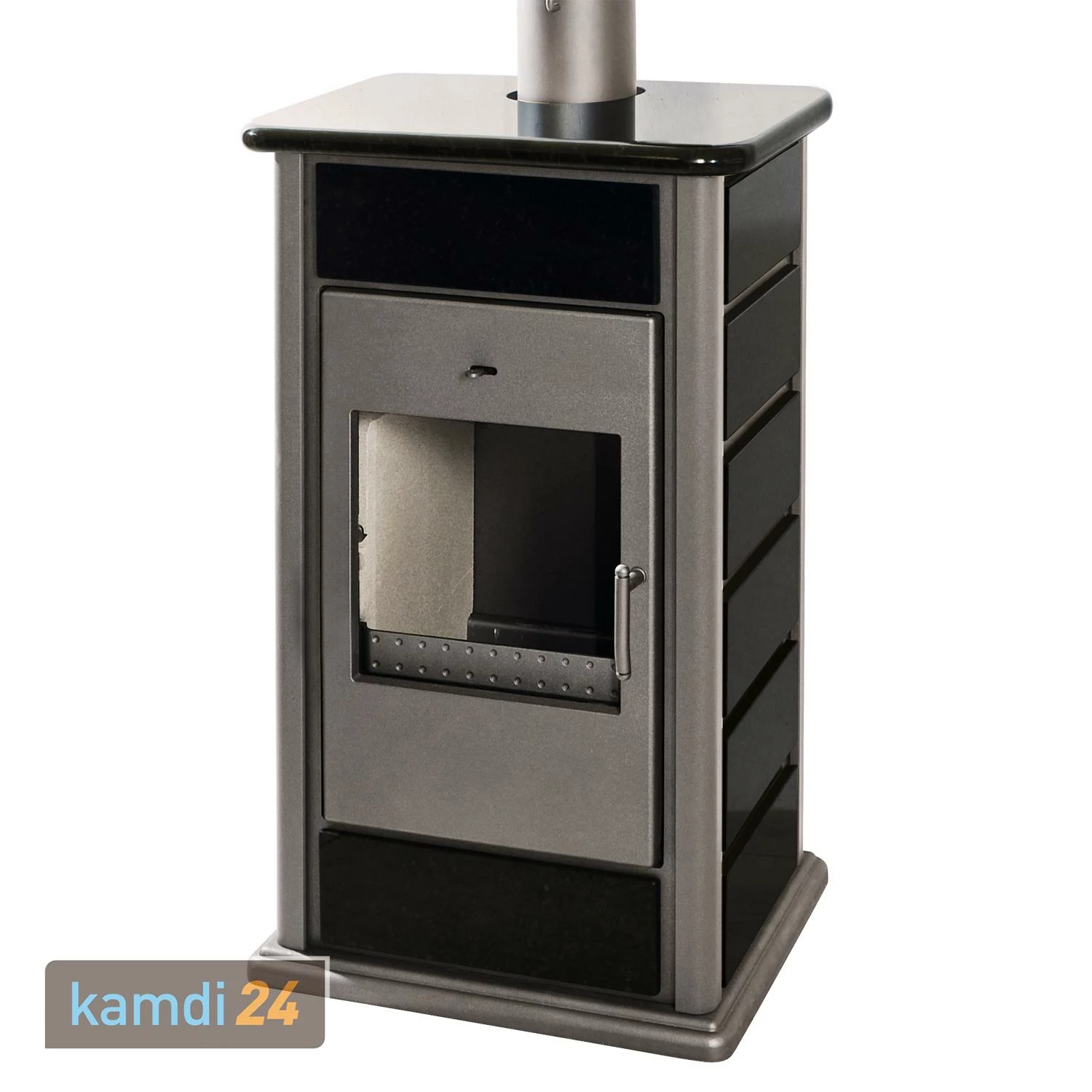 Schmitzker Alicante Anthrazit Blackline Wasserführender Kaminofen - Komplett-Set Mit Hygienespeicher SHS 550 + 1 SWT, Inkl. Isolierung 4 Schmitzker Alicante Anthrazit Blackline Wasserführender Kaminofen - Komplett-Set Mit Hygienespeicher SHS 550 + 1 SWT, Inkl. Isolierung – Bild 2