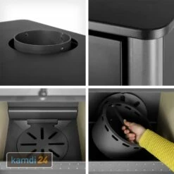 Schmitzker Alicante Wasserführender Kaminofen Anthrazit Base -Angebote Kamdi24 Store schmitzker alicante wasserfuehrender kaminofen anthrazit base 25706 m 10